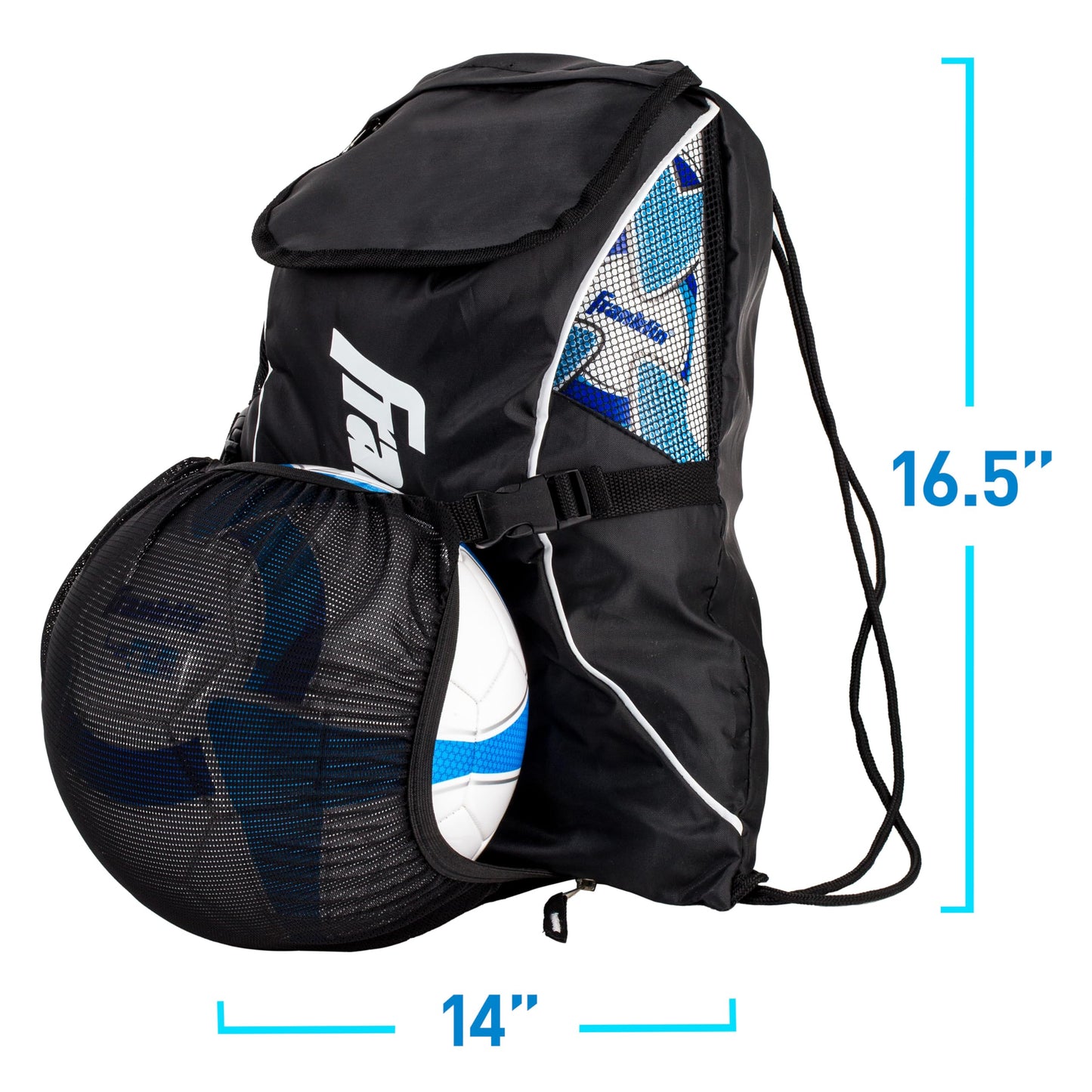ports Soccer Bags - Deluxe Soccer Backpacks with Ball Holder